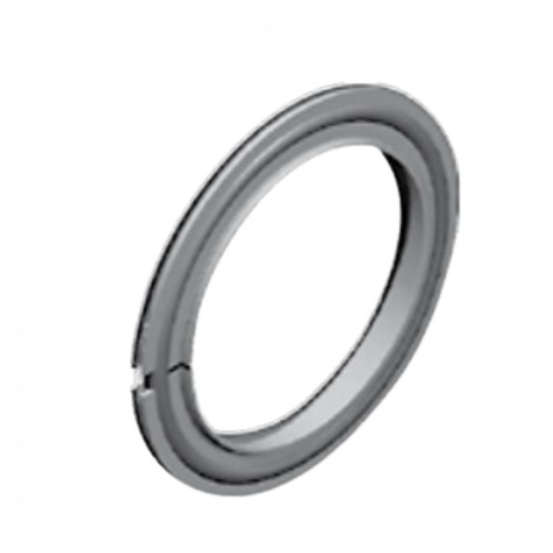 Центрирующее кольцо с витоновым уплотнением и алюминиевым внешним кольцом ISO80, нержавеющая сталь 304, HTC