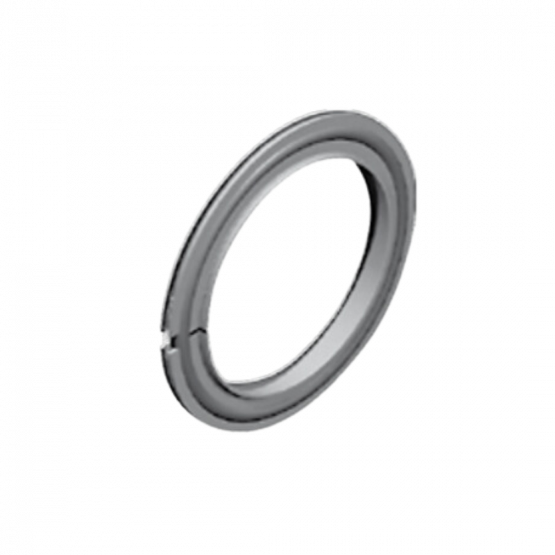 Кольцо центрирующее с уплотнением из нитрил и алюминиевым внешним кольцом ISO 160, алюминий, HTC