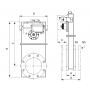Шиберный затвор ( GV-SS-160-ISO-N1-P) с фланцем ISO160, нержавеющая сталь 304, HTC