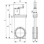 Шиберный затвор ( GVB-SS-CF63-M) с фланцем CF63, нержавеющая сталь 304, HTC