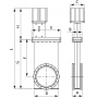 Шиберный затвор ( GVB-SS-CF100-P) с фланцем CF100, нержавеющая сталь 304, HTC