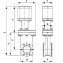 Шиберный затвор ( GVB-SS-CF35-P) с фланцем CF35, с сильфонным уплотнением, нержавеющая сталь 304, HTC