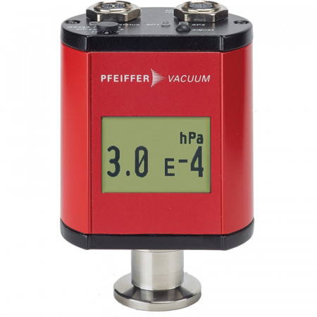 Цифровой вакуумметр Пирани Pfeiffer Vacuum RPT 200 AR, 1,0×10⁻⁴ – 1200 гПа, RS-485, analog, display, CF16