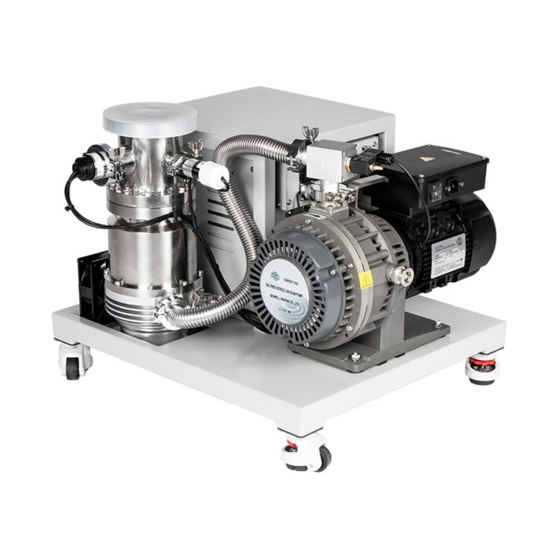 Безмасляный турбомолекулярный откачной пост Geowell GWMS300/150, 300 л/с, 2,0×10⁻⁵ Па, CF100