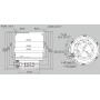 Турбомолекулярный насос CXF-200/1400 (ISO-F200)