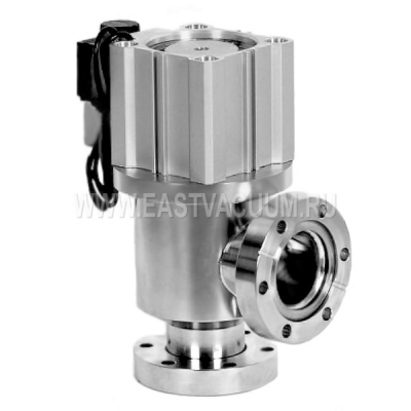 Угловой клапан CF50 с пневмоприводом, сильфонное уплотнение (нержавеющая сталь)