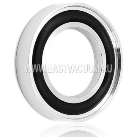 Центрирующее кольцо KF25 (NW25) (нержавеющая сталь 304) с внешним кольцом (алюминий) и уплотнение витон, HTC, модель - KF250CRVS
